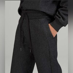 NWOT Lululemon Scuba Special Edition High Rise Jogger Sparkle Black